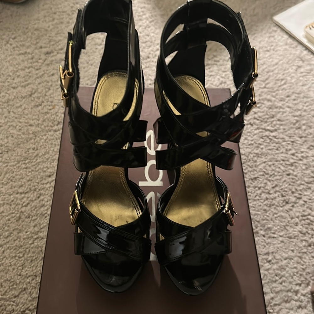 Black Estelle bebe heels